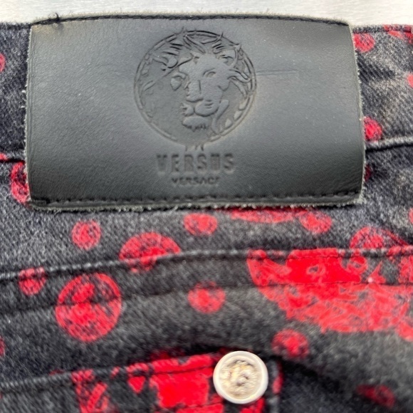 Versus versace jeans size 26 faded black and red - Picture 10 of 13